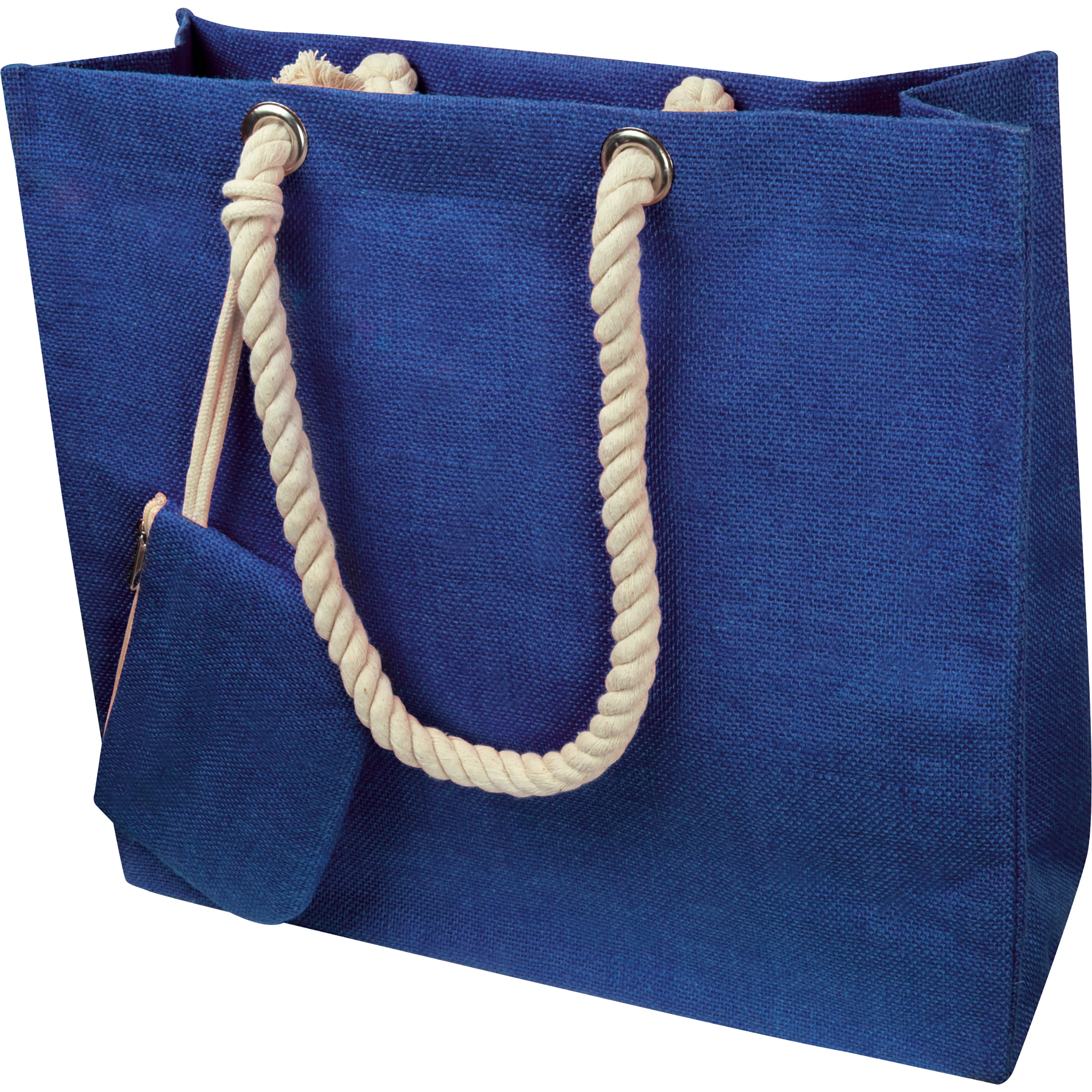 Borsa Shopper Colorata in Juta -