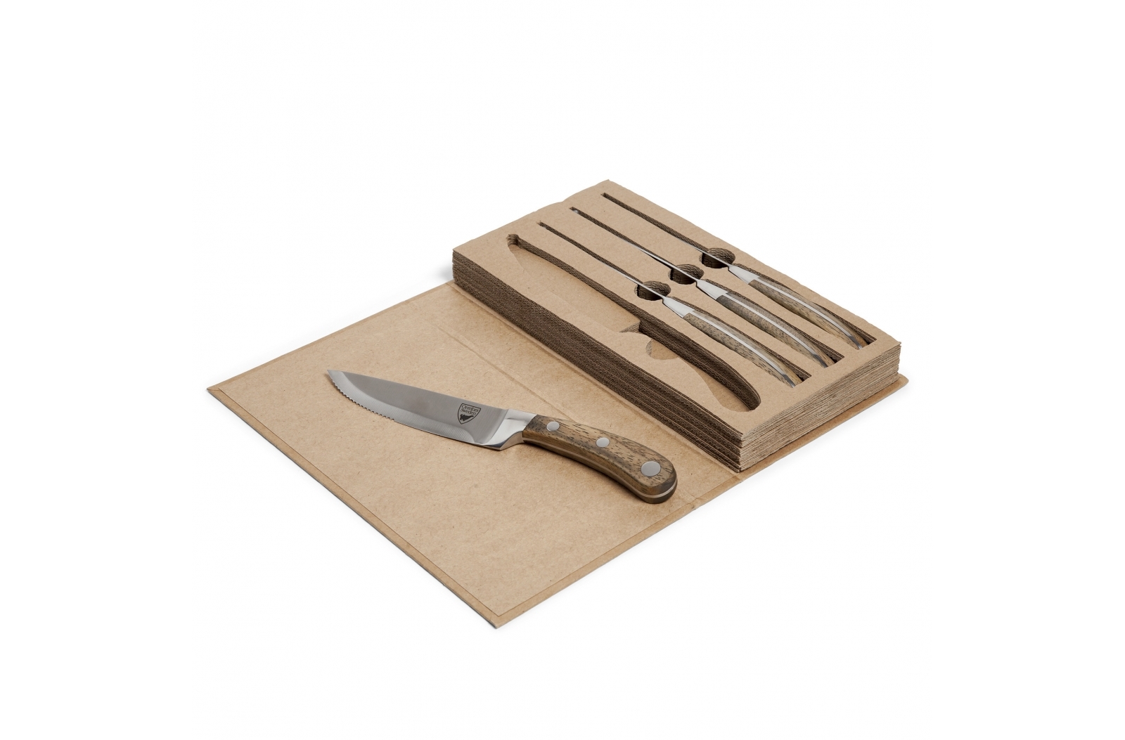 Set di coltelli da barbecue Orrefors Hunting Ebony - Monticello Conte Otto