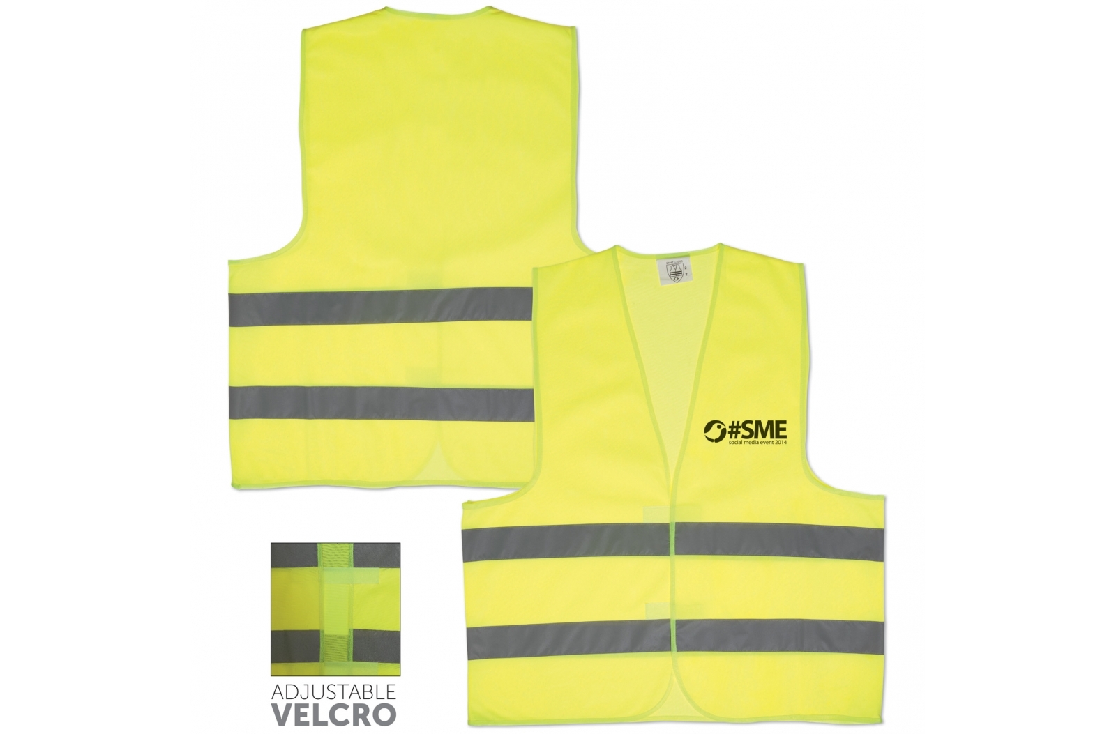 Gilet di sicurezza riflettente giallo - Idro