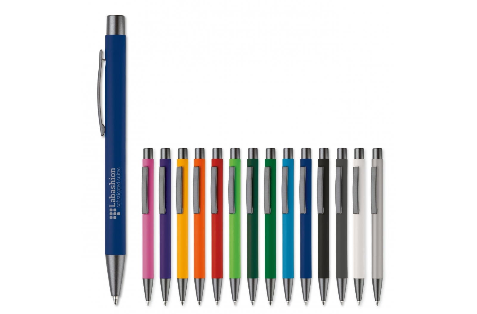 Penna a Sfera in Alluminio Soft-Touch - Vertova